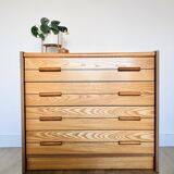 Retro wooden chest of drawers