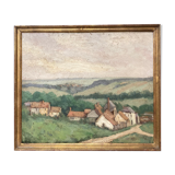 Signed landscape painting