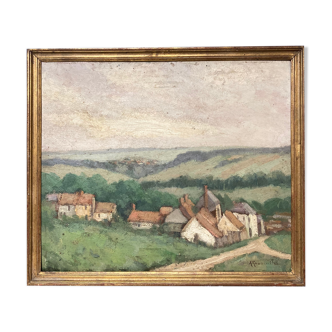 Signed landscape painting