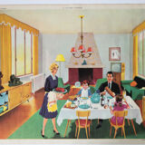 Rossignol poster the room / the dining room