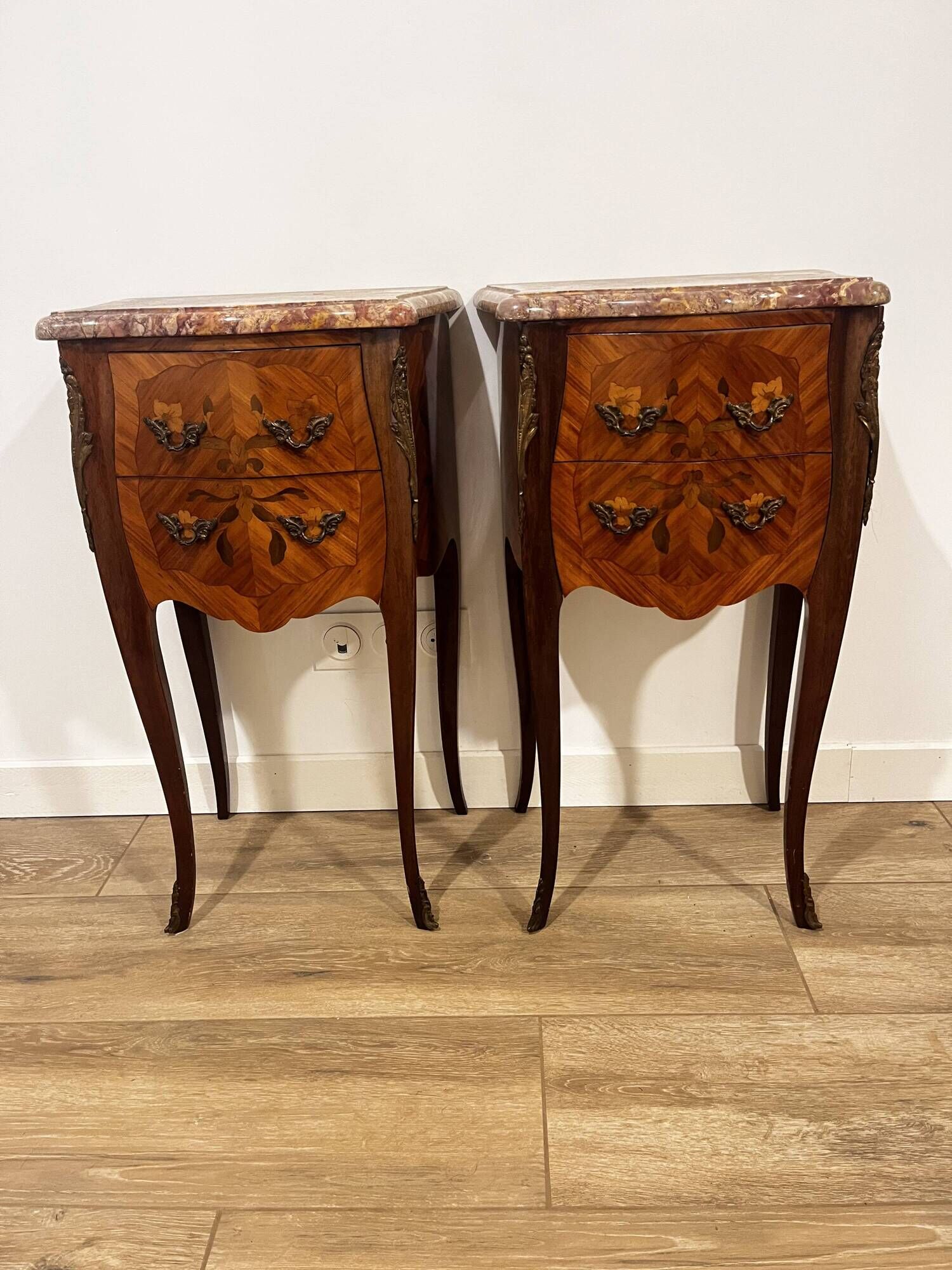 Pair of Louis XV bedside tables