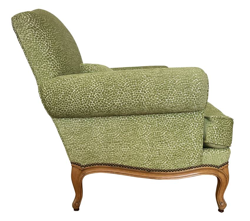 Paire de bergères de style Louis XV relookées