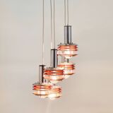 Space Age Cascading Pendant from Polam, 1960s