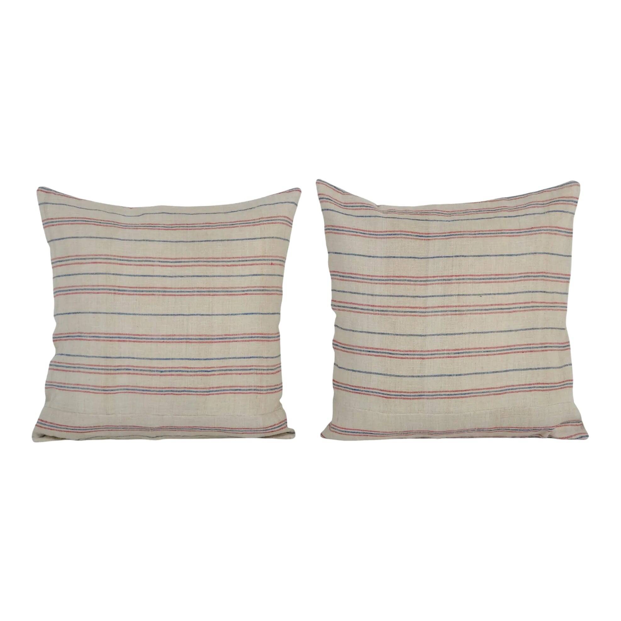Set of 2 vintage Turkish cushion covers 51x51 cm