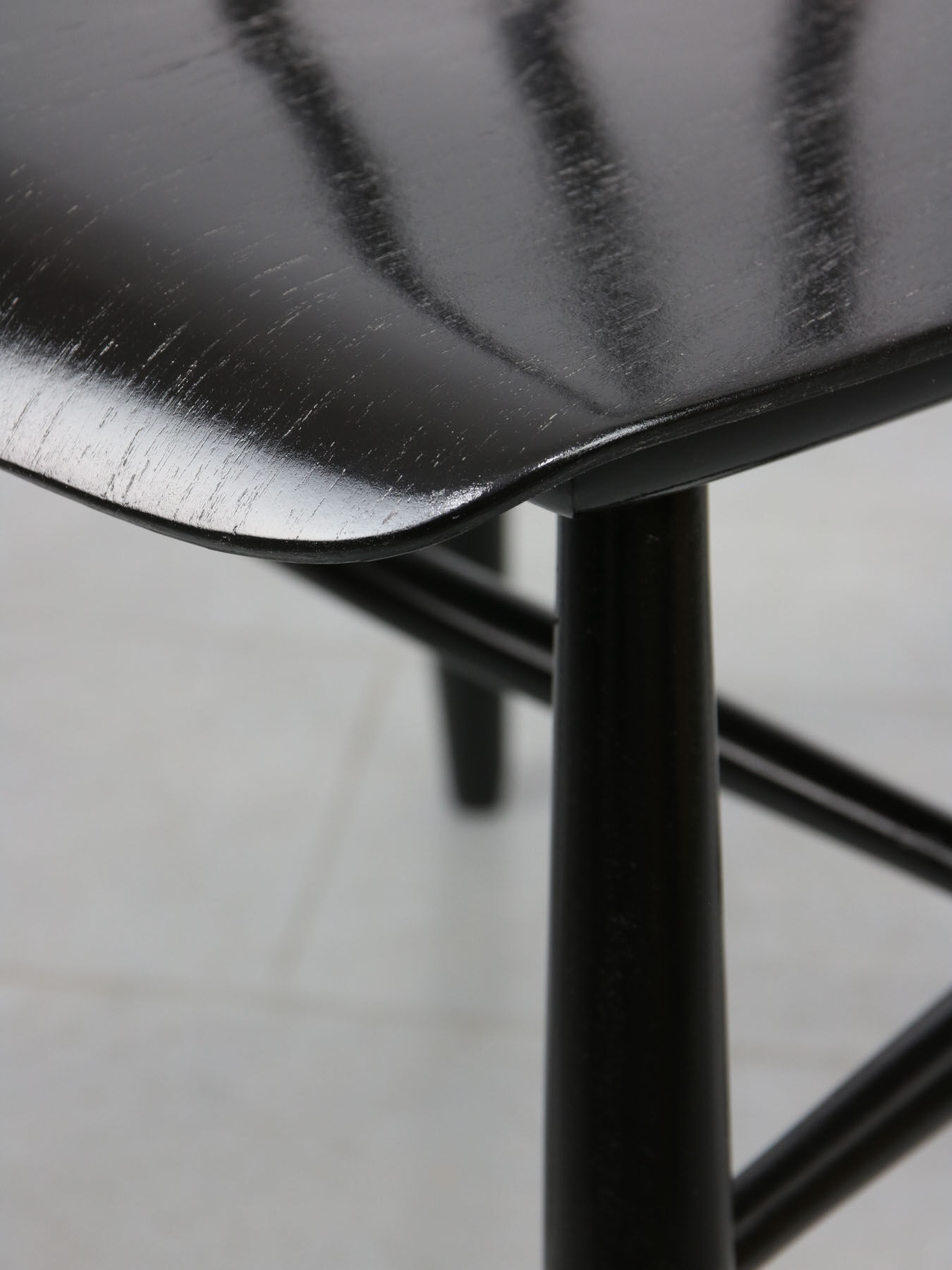 Pair of Black Fanet chair by Ilmari Tapiovaara, 1960s