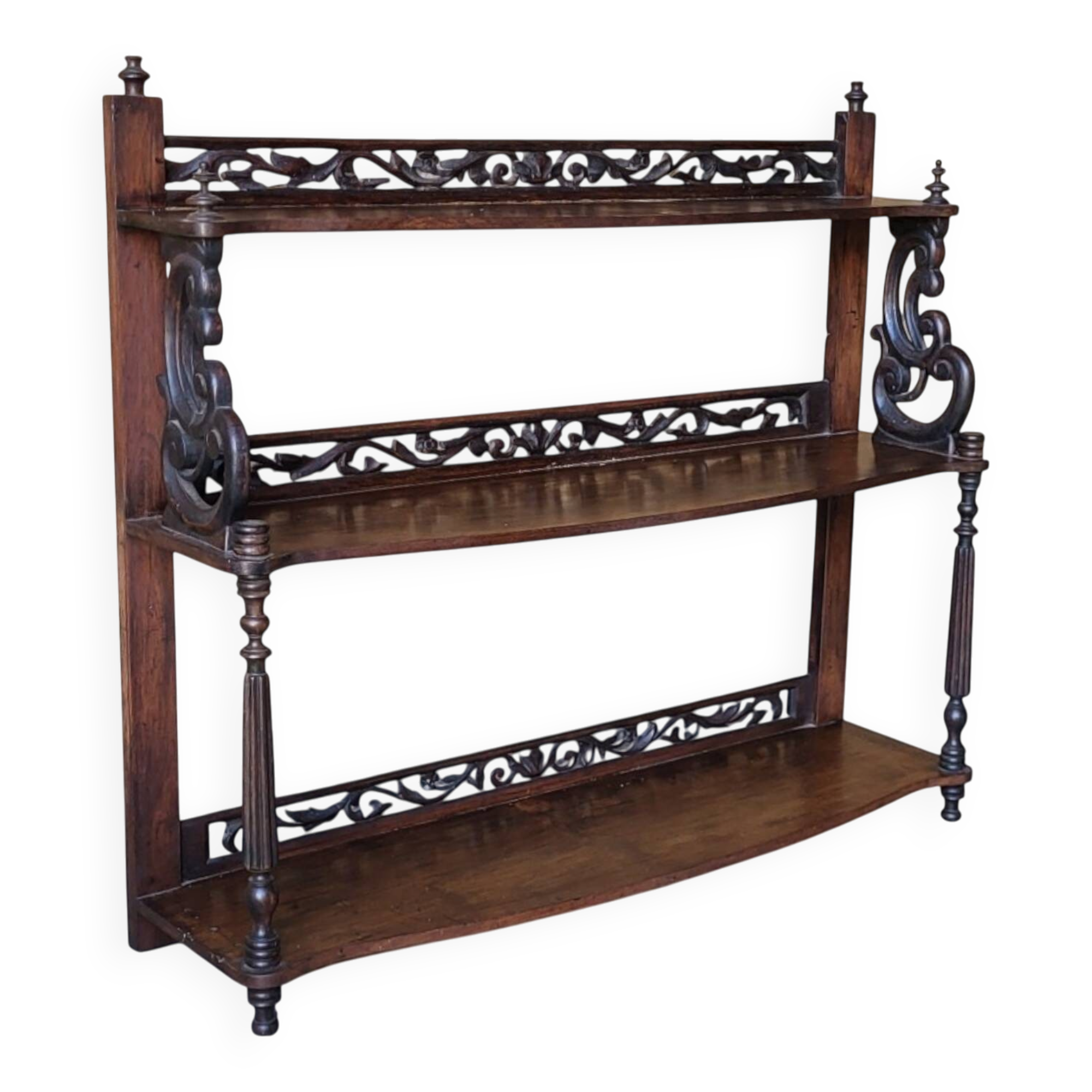Mahogany shelf Napoleon III