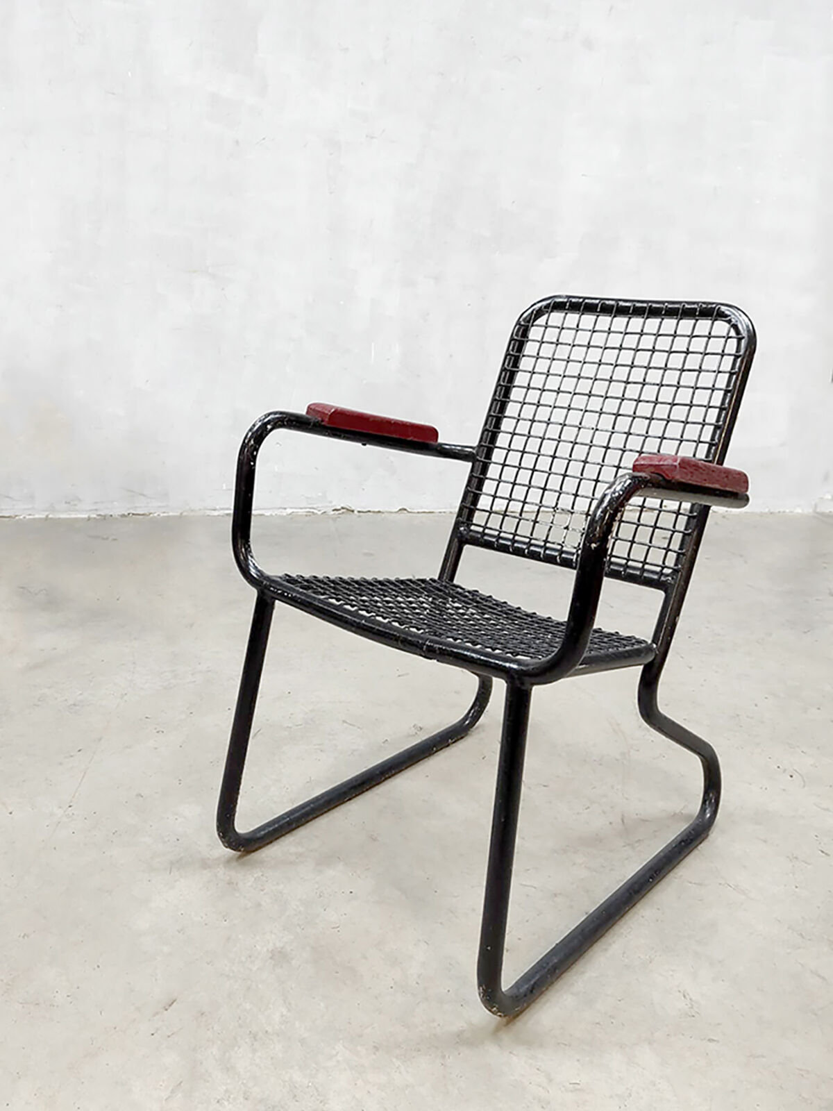 Vintage wire garden chair