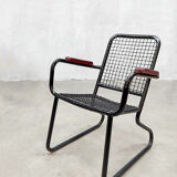 Vintage wire garden chair