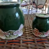 Dish and 2 pots