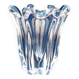Small crystal vase signed Daum decoration