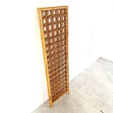 Bamboo room divider or folding screen, 1970s