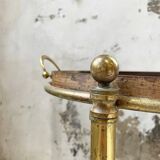 Cart serves brass bar