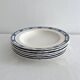 6 antique deep plates English ironstone Mintons Greenore