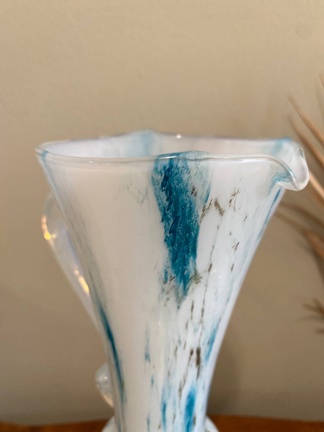 Murano blown glass vase