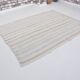 White Anatolian Oushak Hemp Kilim Rug, Reference 3664