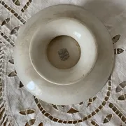 Ironstone cake dish "Marguerite" Large deposit