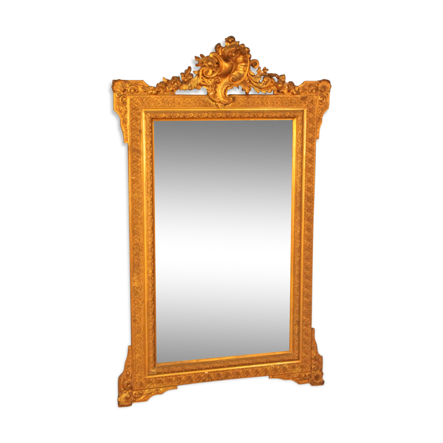 Miroir fin XIXème siècle 84x134cm