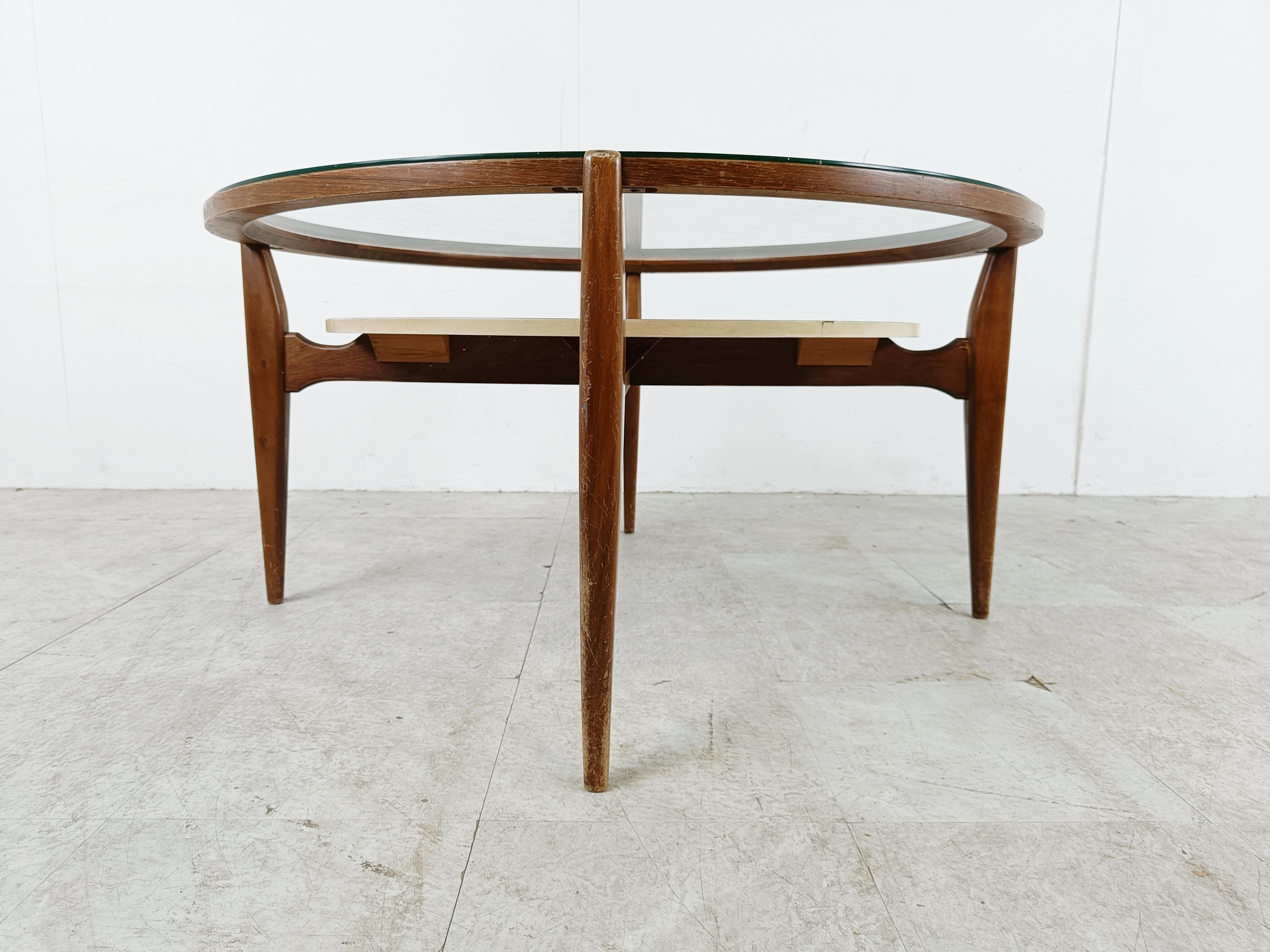 Vintage Italian coffee table, 1950s