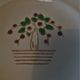 Series of six dessert plates Longwy years 50 cherry blossoms