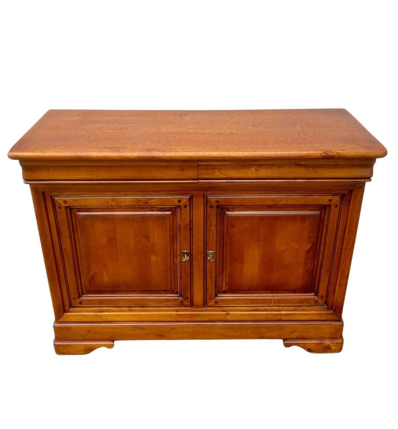 Louis Philippe style solid wood sideboard with 2 doors and 2 drawers