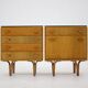 1960s Frantisek Mezulanik Pair of Chest of Drawers, Czechoslovakia