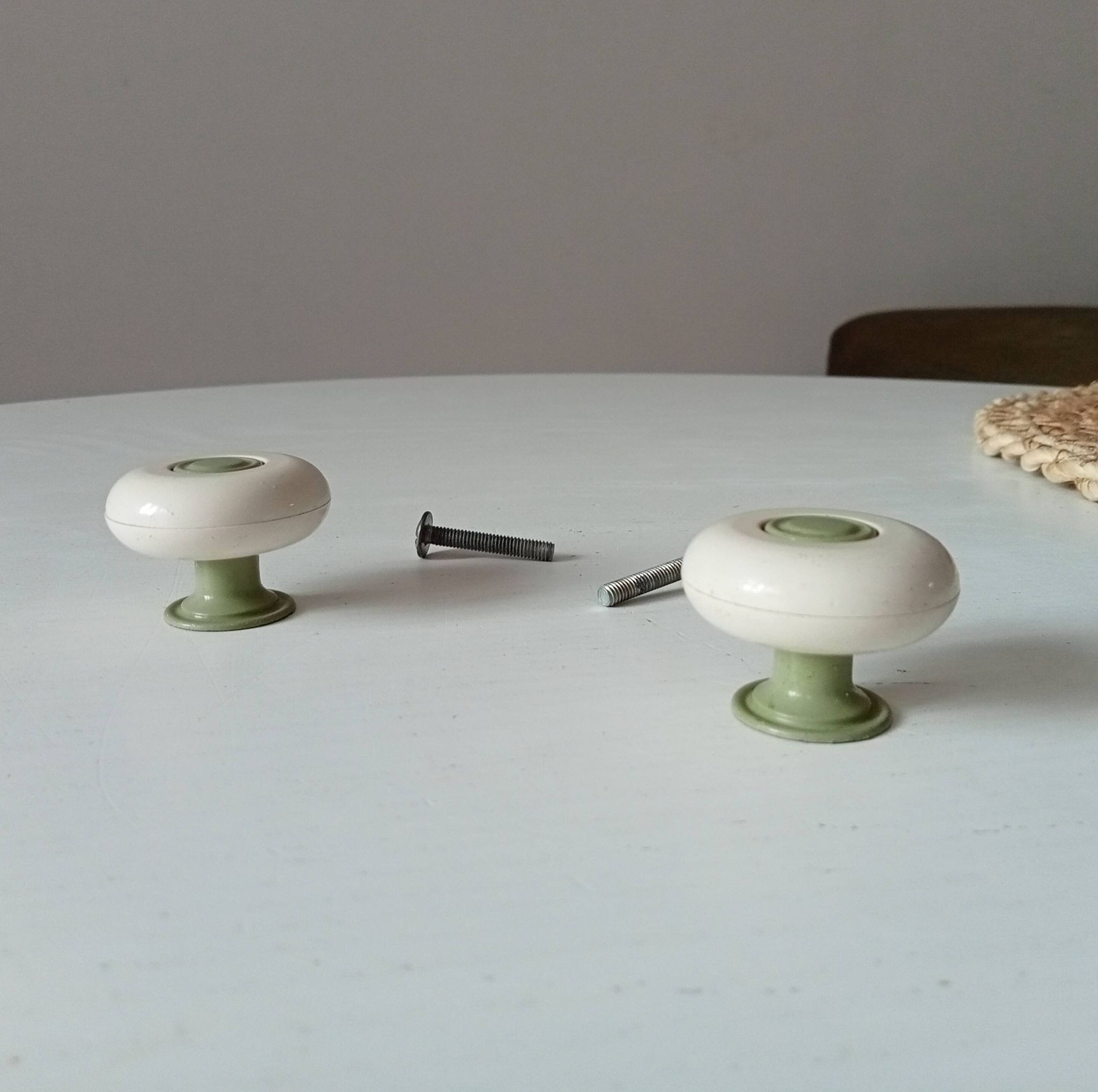 Pair of vintage furniture handles from the 70s/80s