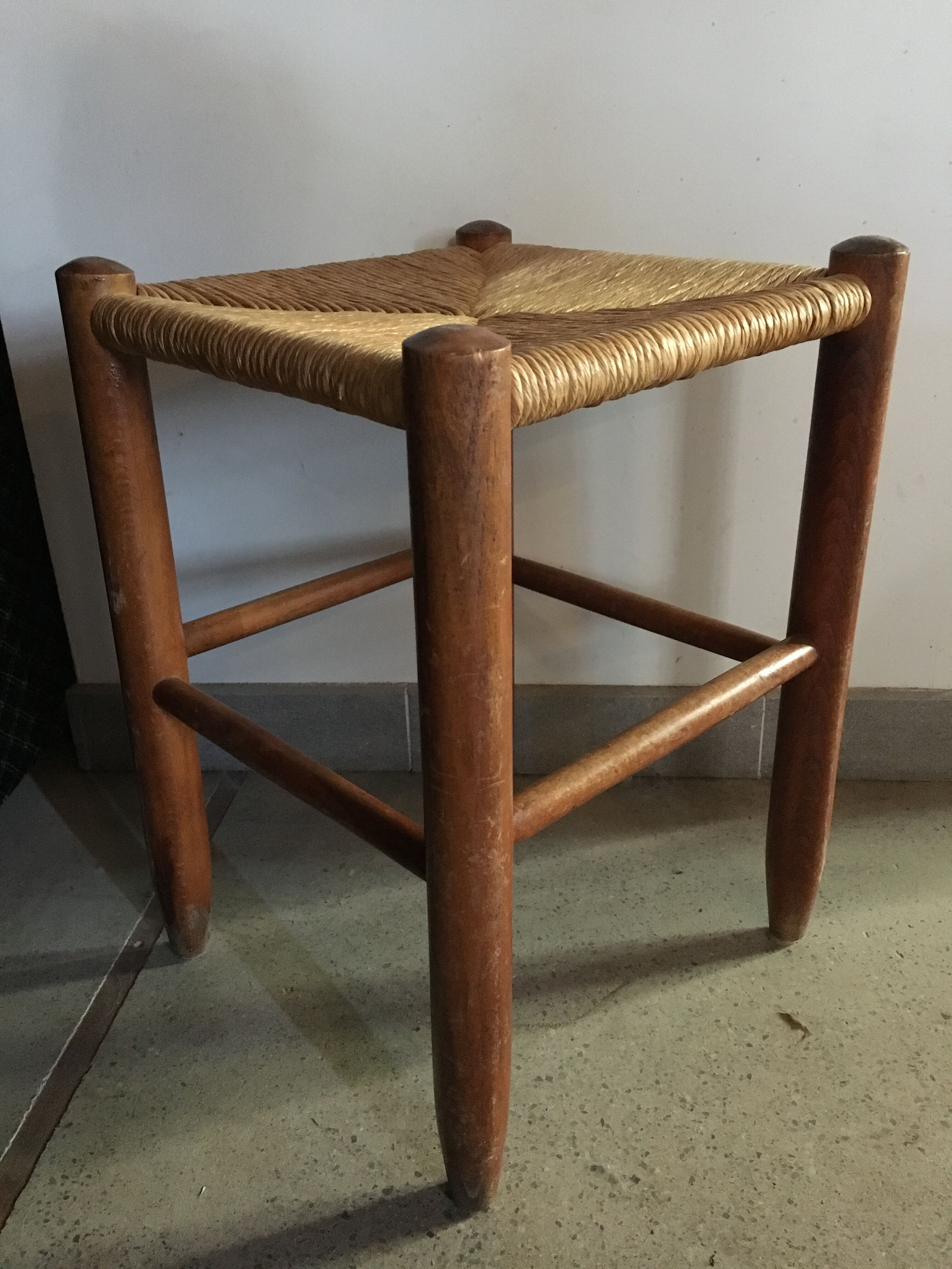 Straw stool 1960