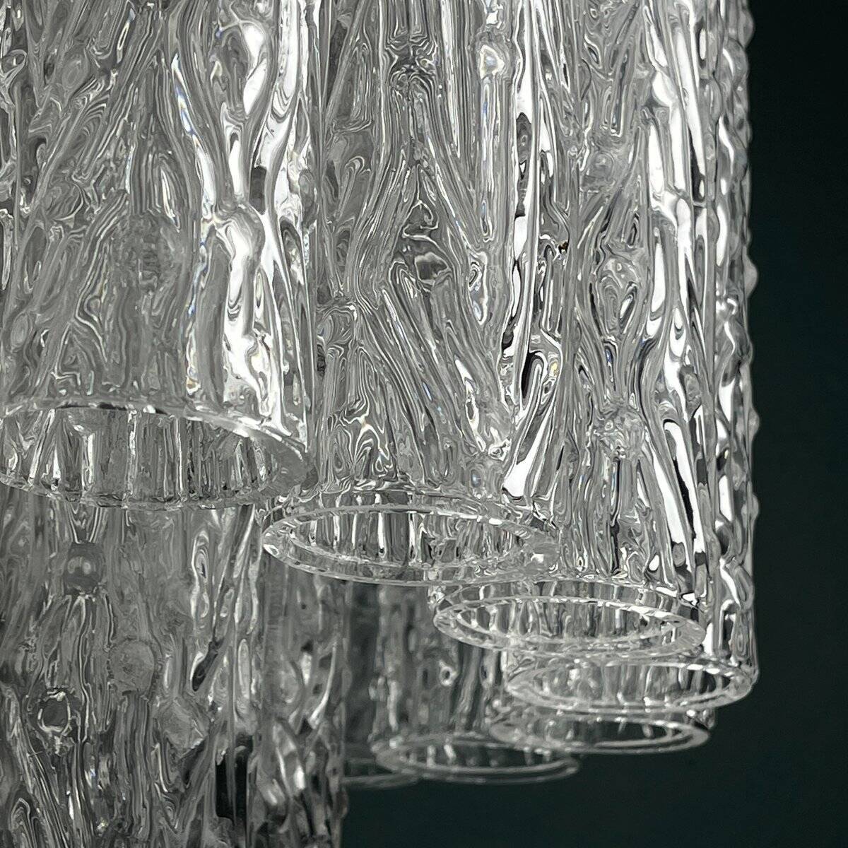 Murano glass chandelier by Venini, Italy, 1960s