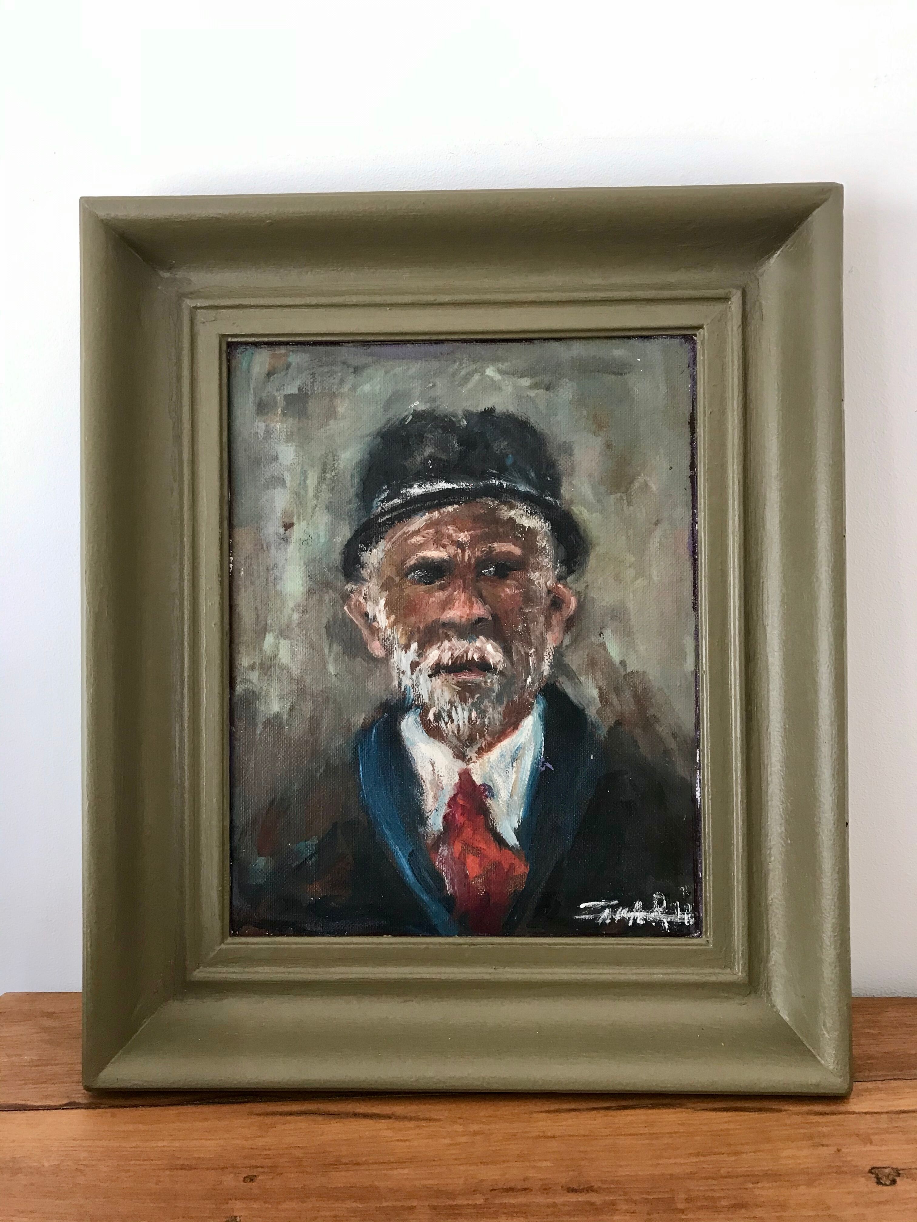 Portrait à l'huile