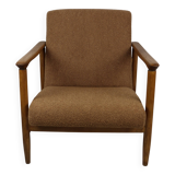 GFM-142 Armchair in Coral Gold Bouclé attributed to Edmund Homa, 1970s