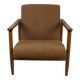 Fauteuil GFM-142 en bouclé corail doré attribué à Edmund Homa, années 1970