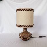 Openwork ceramic lamp, Stein Keramik, Germany, space age, 1960.