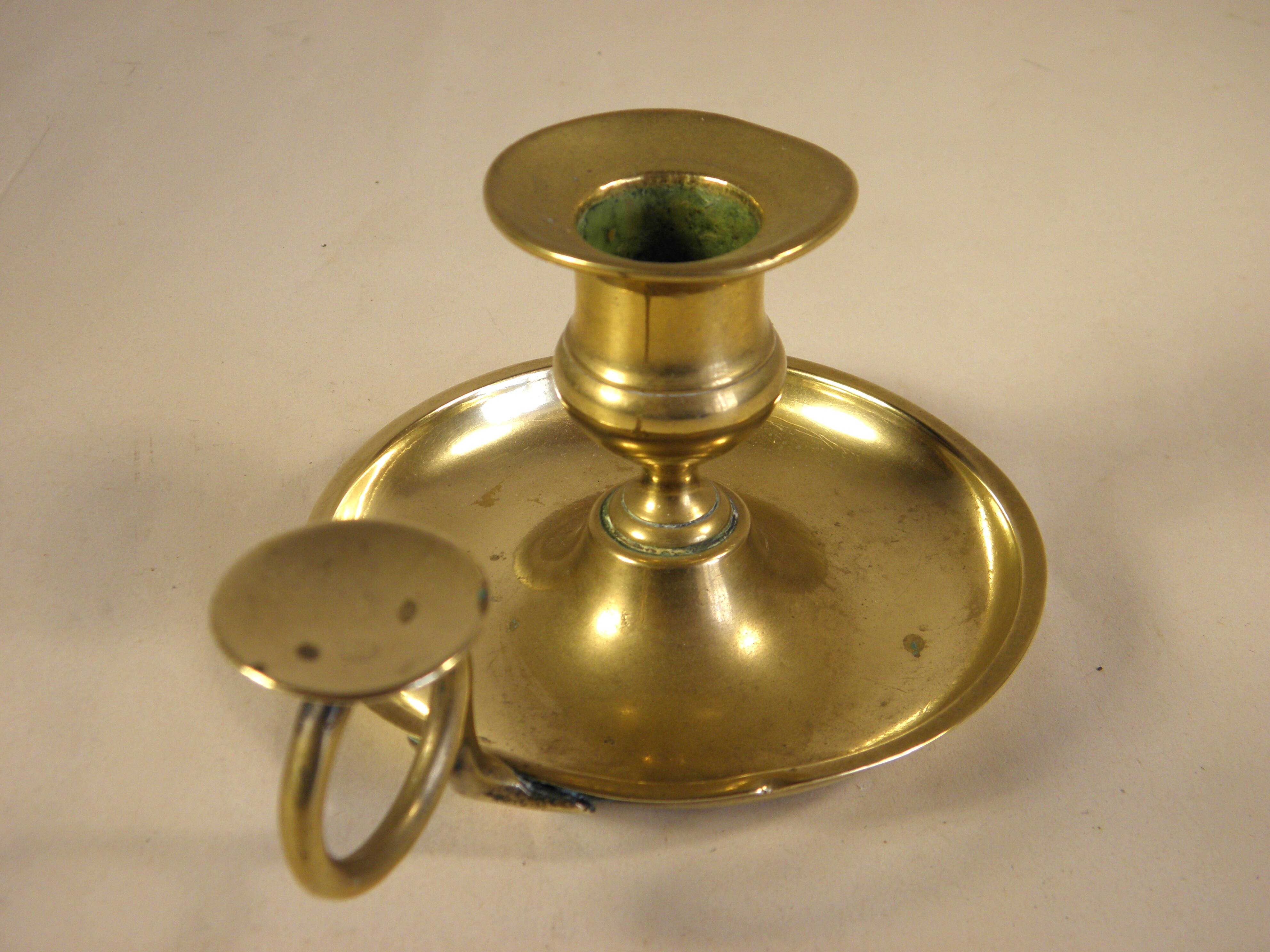 Brass candle holder 1970