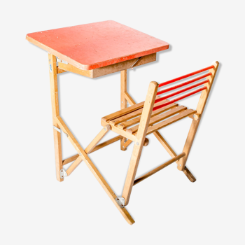 Small desk of child Plideal folding and folding