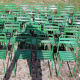 30 vintage metal bistro chairs 1950
