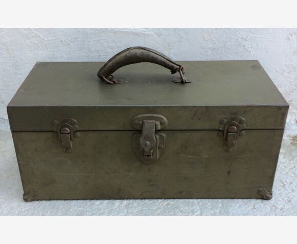 Ancienne boite ou caisse à outils militaire 1920 | Selency