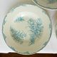 3 vintage ironstone soup plates by L&G, Oeillets pattern 220524