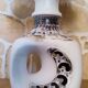 Openwork earthenware lamp