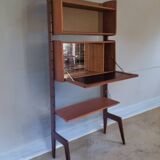 Teak bar cabinet Ergo, Vintage Scandinavian 1960s