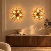 Large pair of Space Age wall lights from the 50s/60s.