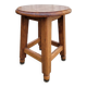 Tabouret de ferme en bois massif