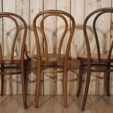 Series 6 bistro chairs model n°18 Thonet style