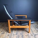 Reclining armchair Georges Van Rijck for Beaufort, wine seat furniture