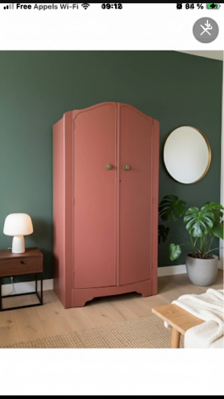 Armoire vintage relookée