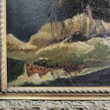 19th century painting "The Shipwreck"