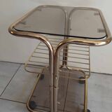 70s rolling side table