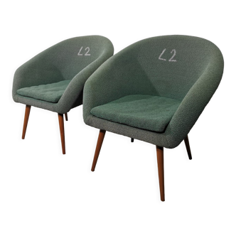Armchairs from brussels expo, 1960s, set of 2