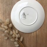 Flowery dessert plates Gien