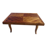 Table en noyer massif, avec rallonges