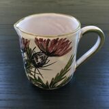 Pitcher hand painted décor
